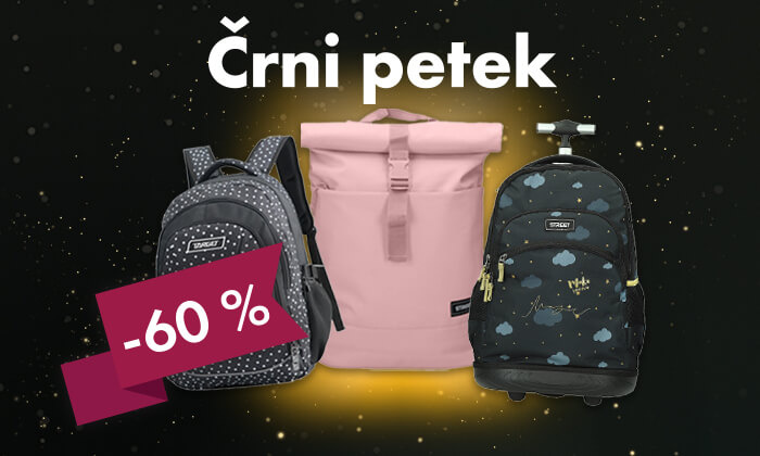 -60 % na izbrane nahrbtnike