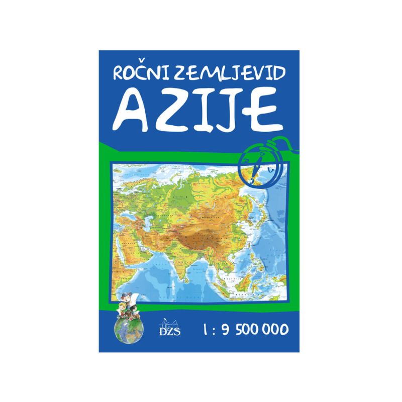 Ročni zemljevid Azije