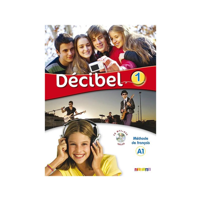 Decibel 1 A1, učbenik s CD-jem in DVD-jem