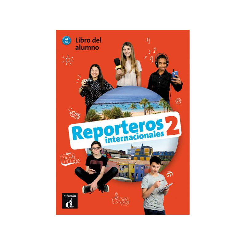 Reporteros Internacionales 2, učbenik s CD-jem