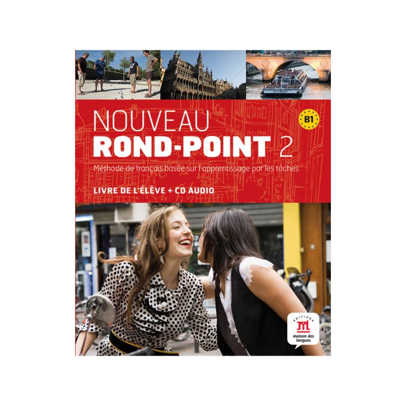 Nouveau Rond-Point 2, učbenik s CD-jem