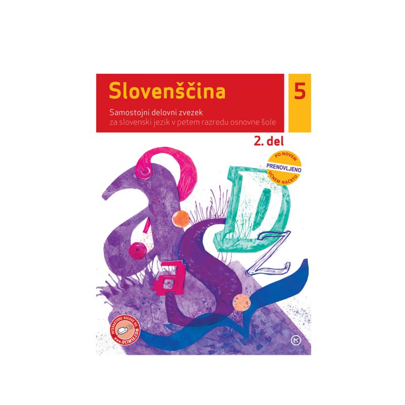 Slovenščina 5, samostojni delovni zvezek, 2. del