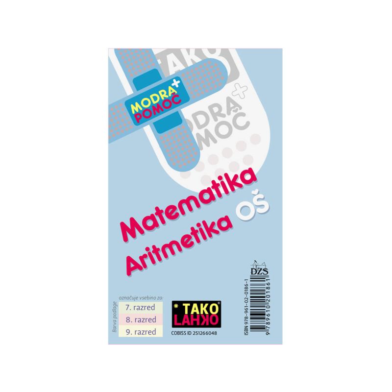 Modra pomoč, Matematika, aritmetika, 7.-9. razred