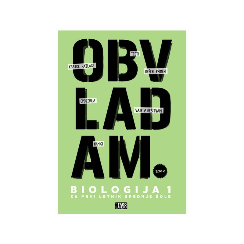 Obvladam, biologija 1