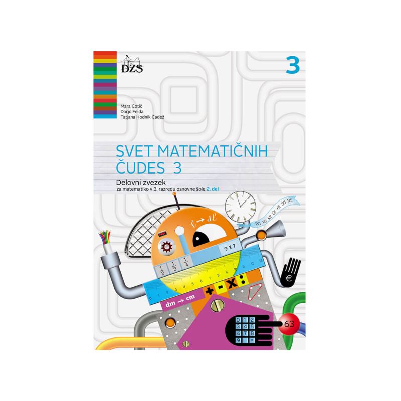 Svet matematičnih čudes 3, delovni zvezek, 2.del