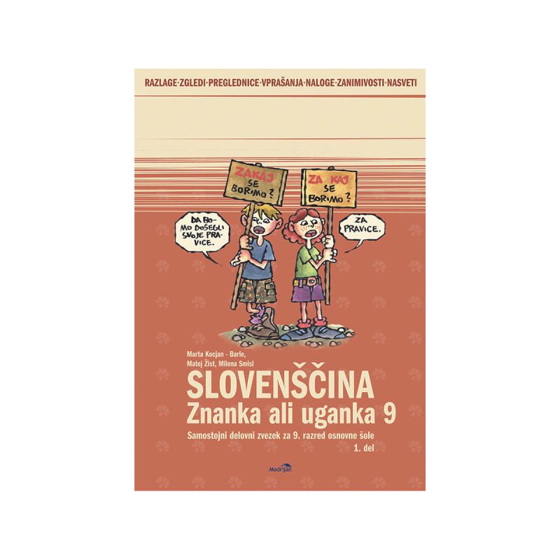 Znanka ali uganka 9, samostojni delovni zvezek, 1. del s kodo