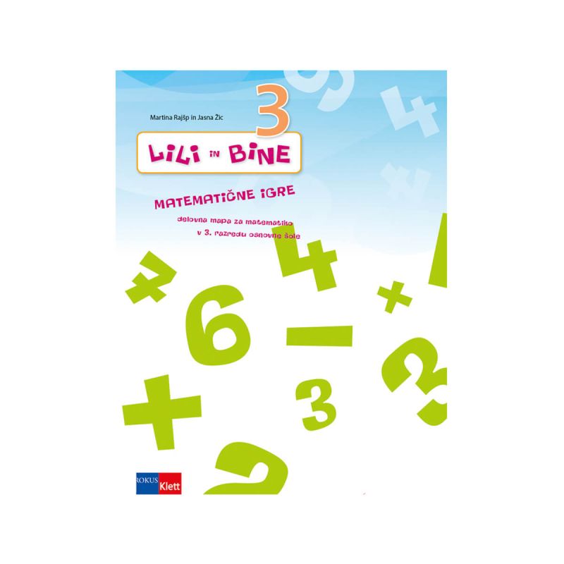 Lili in Bine 3, matematične igre, delovna mapa