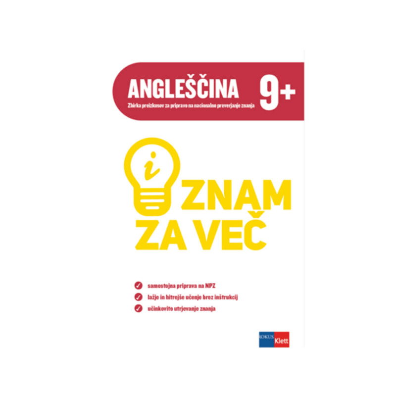 Iznam za več angleščina 9+   nacionalno preverjanje znanja