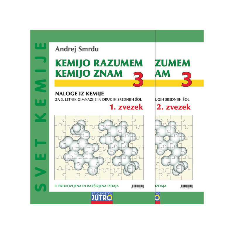 Kemijo razumem, kemijo znam 3, delovni zvezek