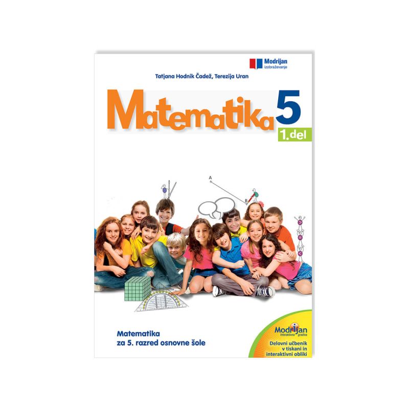 Matematika 5, delovni učbenik s kodo, 1. del