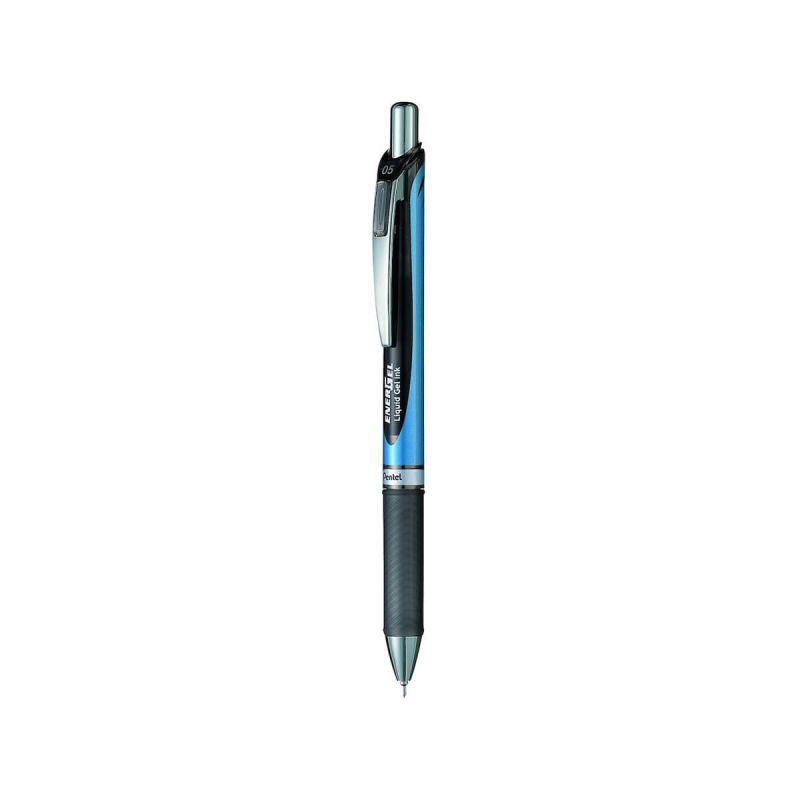 Pisalo z gel polnenjem Pentel Energel BLN75 0.5mm, črne barve