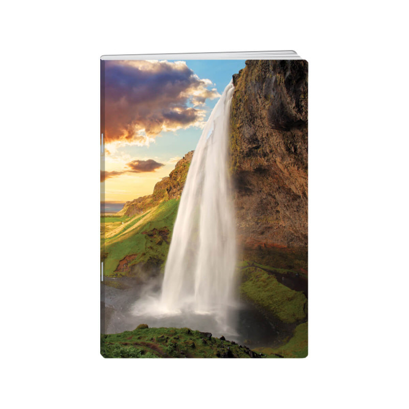 Zvezek, New Design, A4, 52-listni, karo 1 cm, Waterfall, Motiv 6