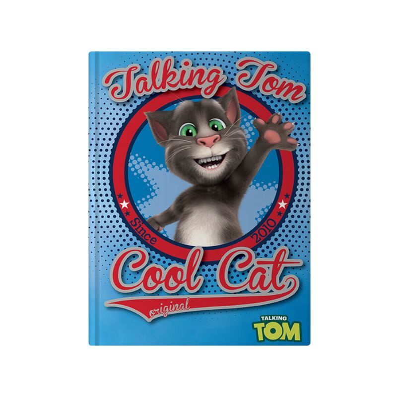 Zvezek, Talking Tom, A4, 92-listni, karo 5 mm