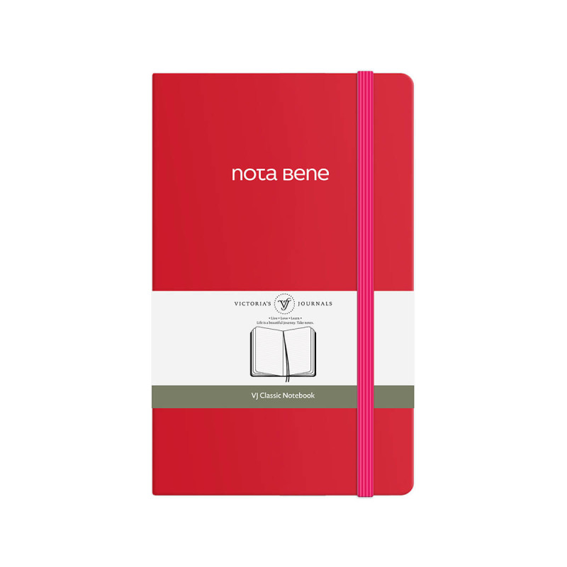 Blok Victoria s Journals Classic, trede platnice 13x21, Bordo