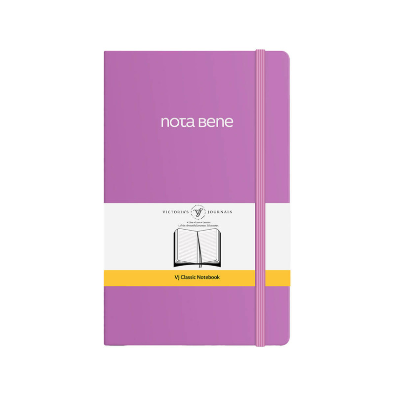 Blok Victoria s Journals Classic, mehke platnice 13x21, Roza