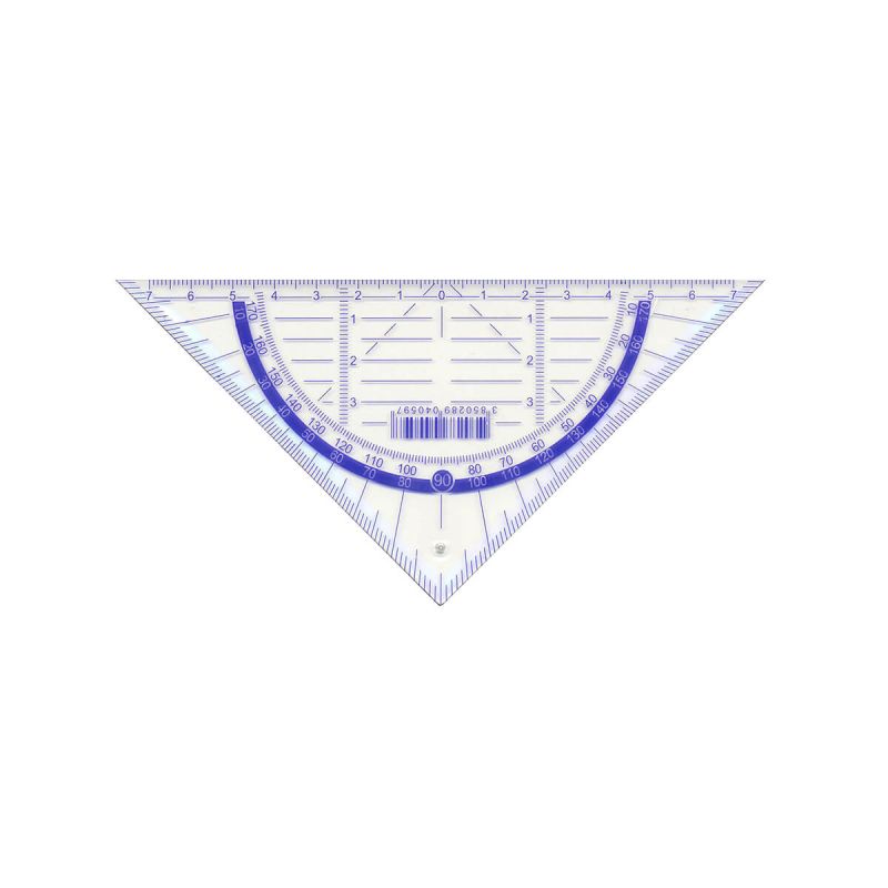 Geo trikotnik, Blue line, 16 cm