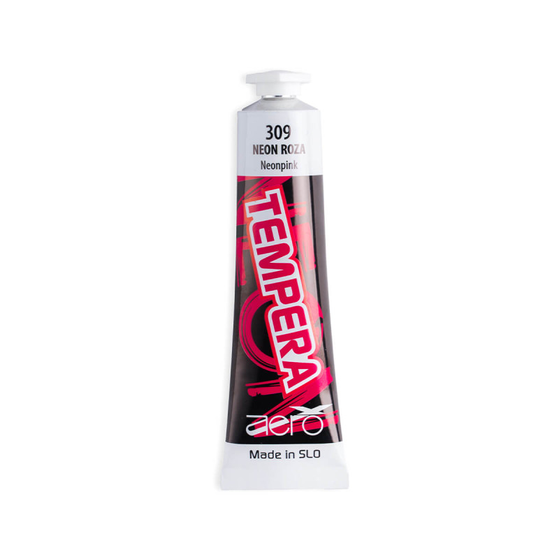 Tempera barva, Aero, neon pink 309, 42 ml