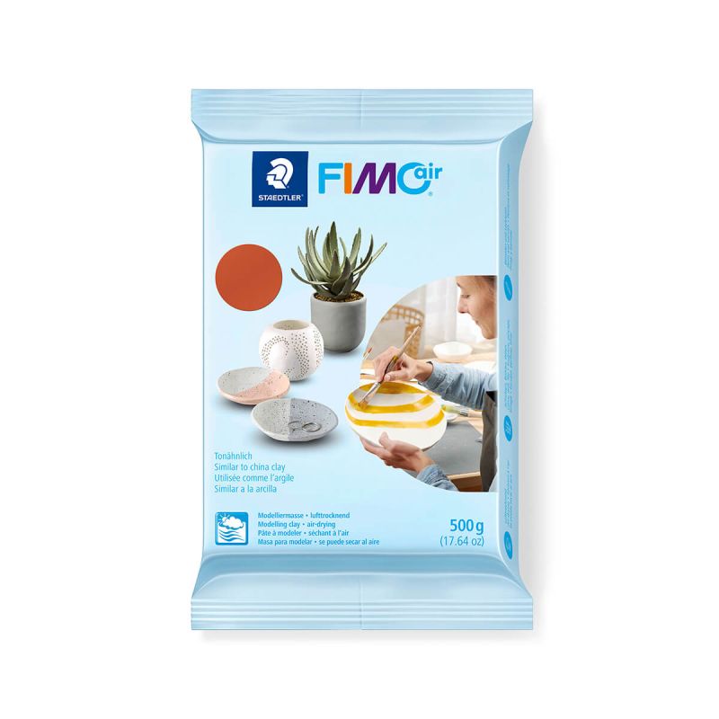 Modelirna masa, FIMOair, 500 g, rjava