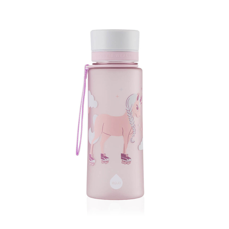 Flaška KIDS MATTE Unicorn, brez BPA, 600 ml