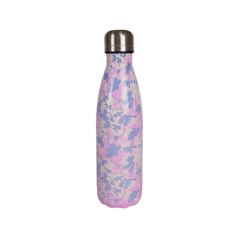 Flaška za vodo 500 ml, Violet flowers