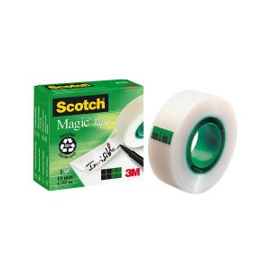 Lepilni trak, 3M Scotch magic 810, 19mmx33m, neviden