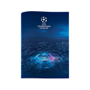 Zvezek, A4, 54-listni, brezčrtni, različni motivi UEFA Champions League