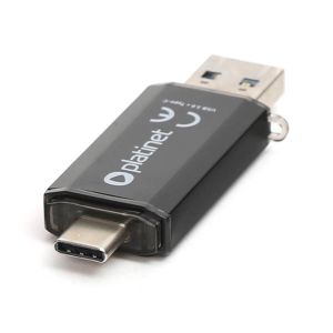 USB ključ, Platinet, C-Depo, 128 GB, vmesnik 3.2 in TYPE-C