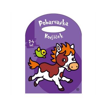 Pobarvanka Konjiček (2-4 leta)