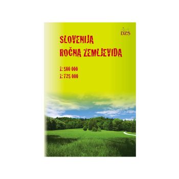 Ročna zemljevida Slovenije 1 500 000 in 1 725 000, plastificirana