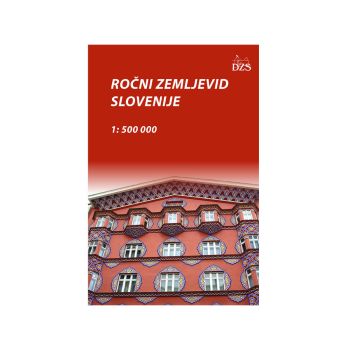 Slovenija-ročni zemljevid, merilo 1 500 000, neplastificiran