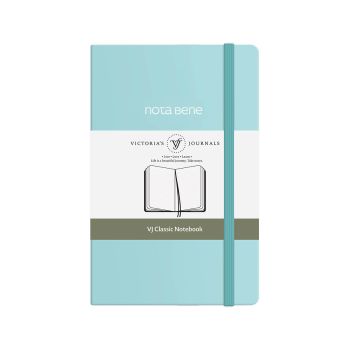 Blok Victoria s Journals Classic, trede platnice 9x14, Turkiz