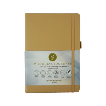 Blok Victoria s Journals Smyth Bullet Journal, trde platnice, 14x20 cm, bež