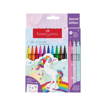 Flomastri, Faber Castell, Unicorn, 13 kos, kartonska embalaža