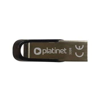 USB ključ, Platinet, S-Depo, 32 GB, vmesnik 2.0, srebrn